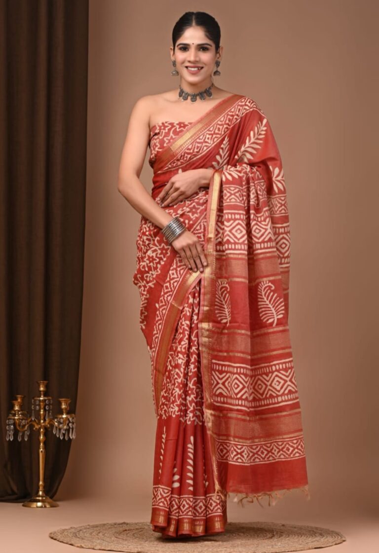 Semi Maheshwari Sarees